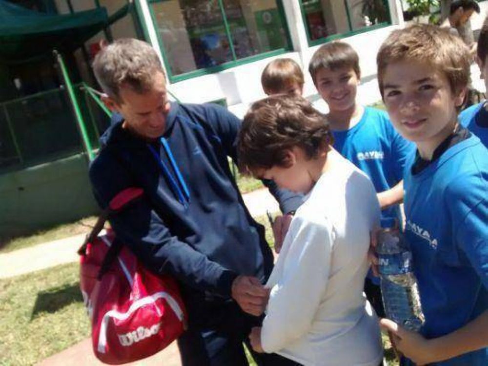 Daniel Orsanic, lujosa presencia en el Challenguer del Corrientes Tennis Club