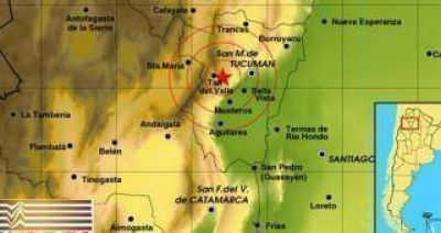 Tembl Tucumn: sismo de 3,2 en la escala de Richter