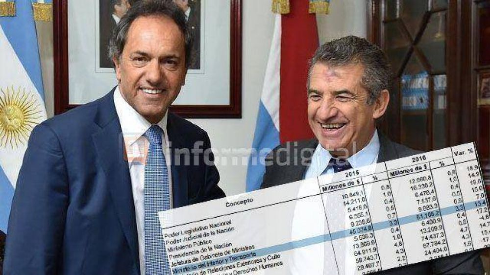 El poder de Urribarri con Scioli: manejar�a $51.000 millones y m�s 