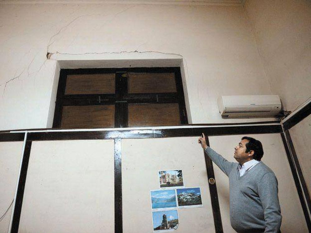 Clausuraron un sector del Ministerio de Turismo