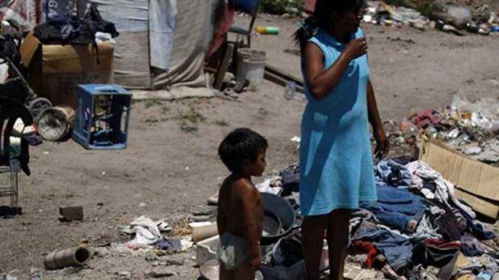 La pobreza es cinco veces la del Indec