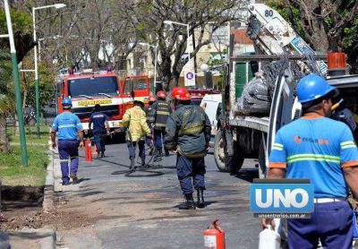 Fue controlada la p�rdida de gas en calle Malvinas