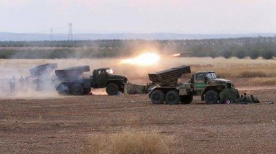 El Ej�rcito sirio y aviones rusos atacaron a rebeldes al norte de la ciudad de Homs