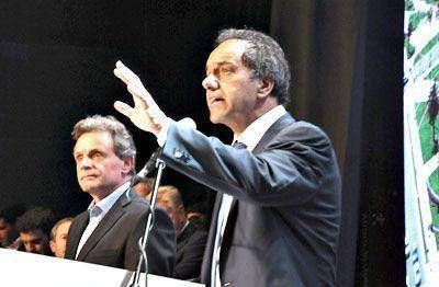 Fuerte compromiso de Scioli con la ciudad, con anuncio de obras por $ 6.000 millones