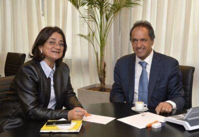 Corpacci se reuni� con Scioli para planificar una agenda de obras