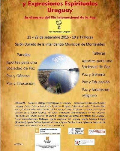 VI Foro de Di�logo Interreligioso y Expresiones Espirituales de Uruguay