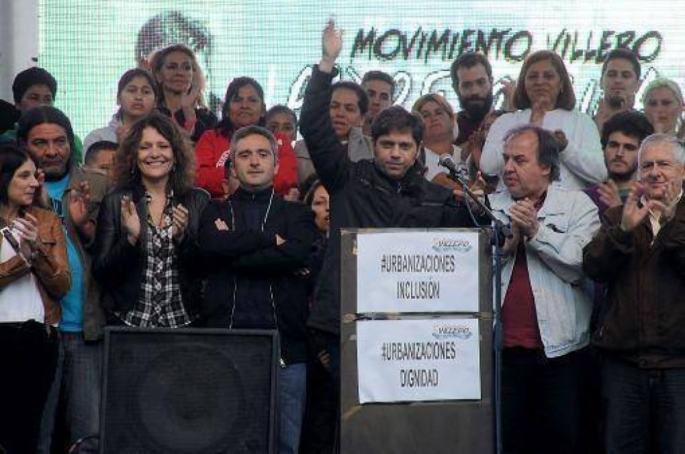 Con la presencia de los candidatos del FPV se realiz� el Congreso Villero para reclamar la urbanizaci�n de las villas porte�as