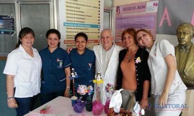 El Vidal se viste de rosa para reforzar la prevenci�n del c�ncer de mama