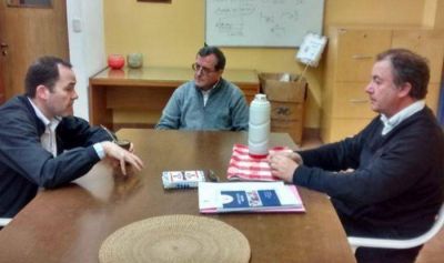 Lucas Fiorini se reuni� con autoridades de C�ritas