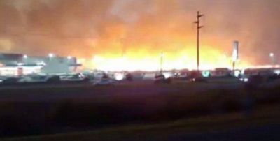 Un incendio de pastizales afect� varios kil�metros en la ruta 11