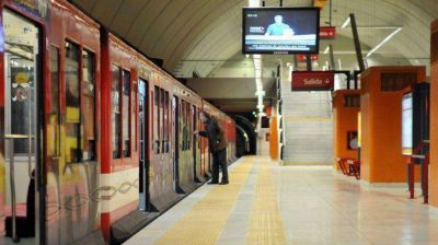 Subtes: la L�nea B est� interrumpida por una medida de fuerza
