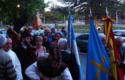 Volvi� a la Catedral la imagen de la Virgen de Covadonga