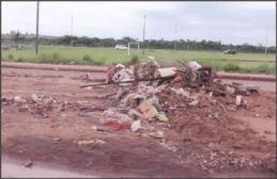 �Lomo de burro hecho con basura�