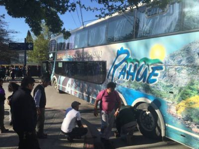 Colectivos de gran porte quedan 