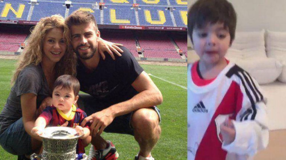 �El hijo de Shakira y Gerard Piqu� es fan�tico de River Plate?