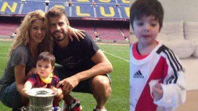 �El hijo de Shakira y Gerard Piqu� es fan�tico de River Plate?