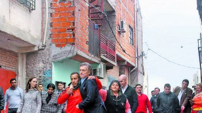 Junto a Margarita Barrientos, Mauricio Macri prometi� pobreza cero