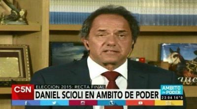 Scioli en C5N: 