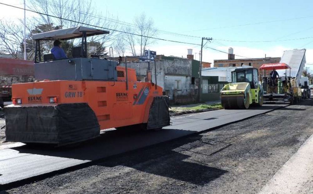 Con 16 cuadras terminadas avanzan las obras de Infraestructura Vial 