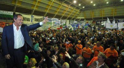 Scioli con gremios bonaerenses: �Voy a tener siempre una atenci�n especial sobre esta Provincia