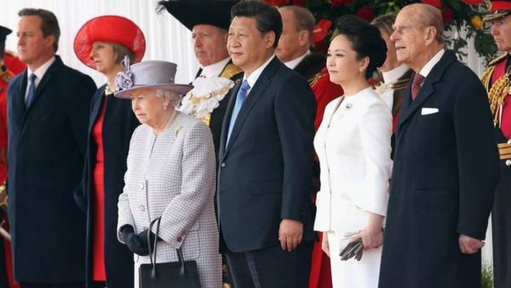 El Reino Unido recibe con toda la pompa al presidente chino