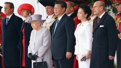 El Reino Unido recibe con toda la pompa al presidente chino