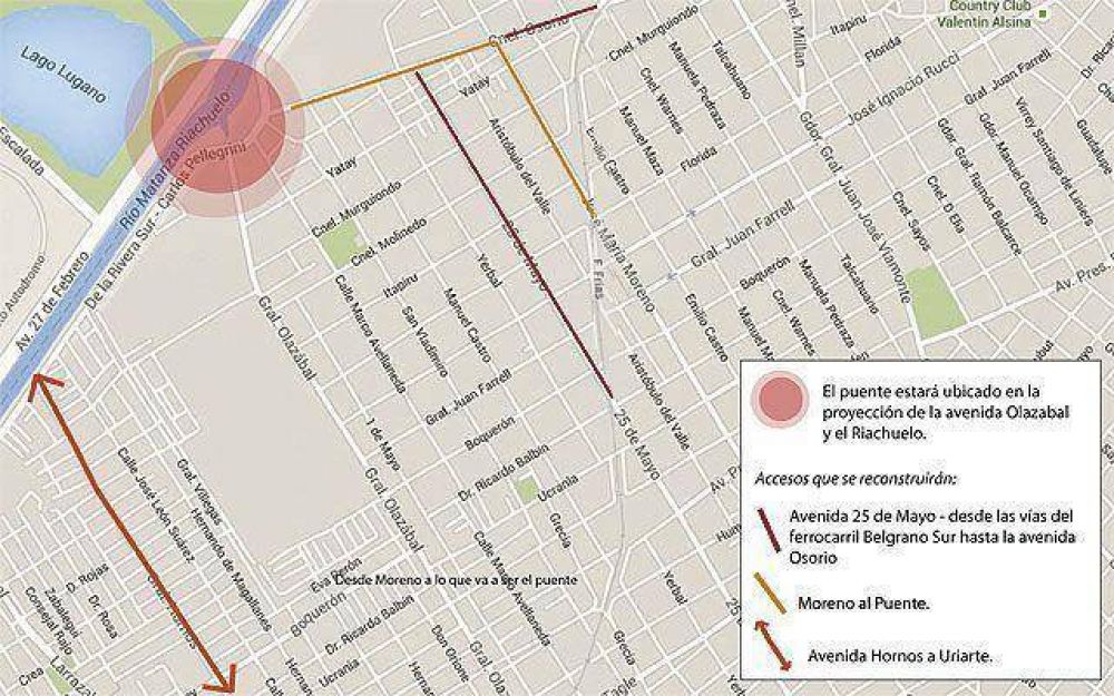 Las obras del puente que unir� Lan�s y Capital comenzar�n en 2016
