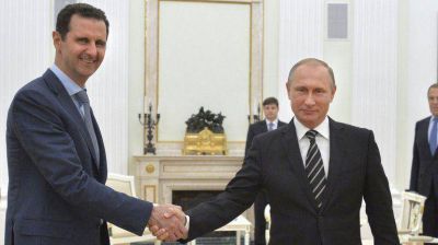 Assad se reuni� con Putin y le agradeci� la intervenci�n militar de Rusia en Siria