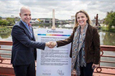 Larreta volvi� a bajar al conurbano