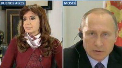 Cristina Kirchner, en conferencia con Putin: 
