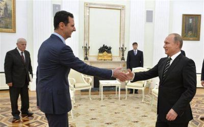 Con una reuni�n en el Kremlin, Putin da todo su apoyo a Al-Assad
