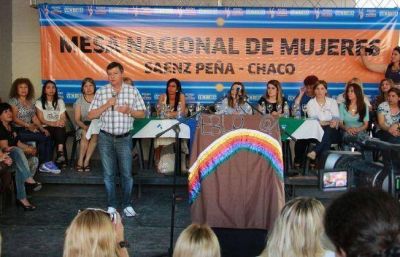Peppo afirm� que con Scioli ampliar�n los espacios a las mujeres