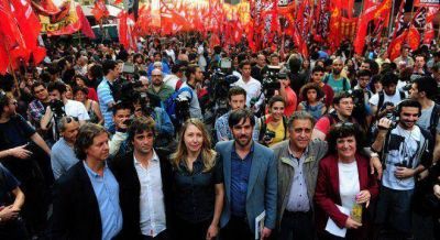 Del Ca�o cerr� la campa�a con un piquete