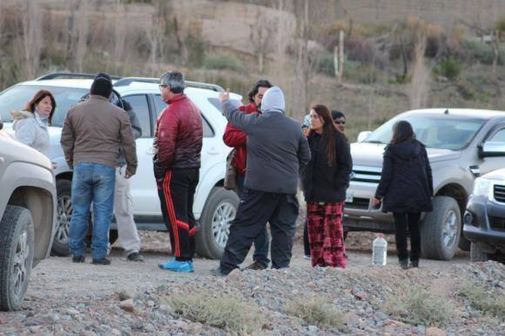 Empresarios mineros iglesianos les cortan el camino a los manifestantes