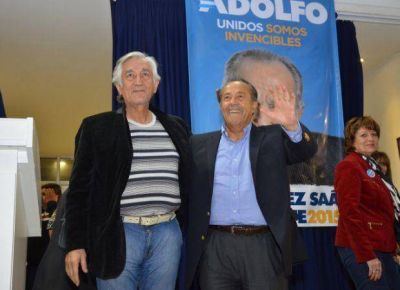 Sin Poggi, los hermanos Rodríguez Saá cerraron la campaña en la sede del PJ local