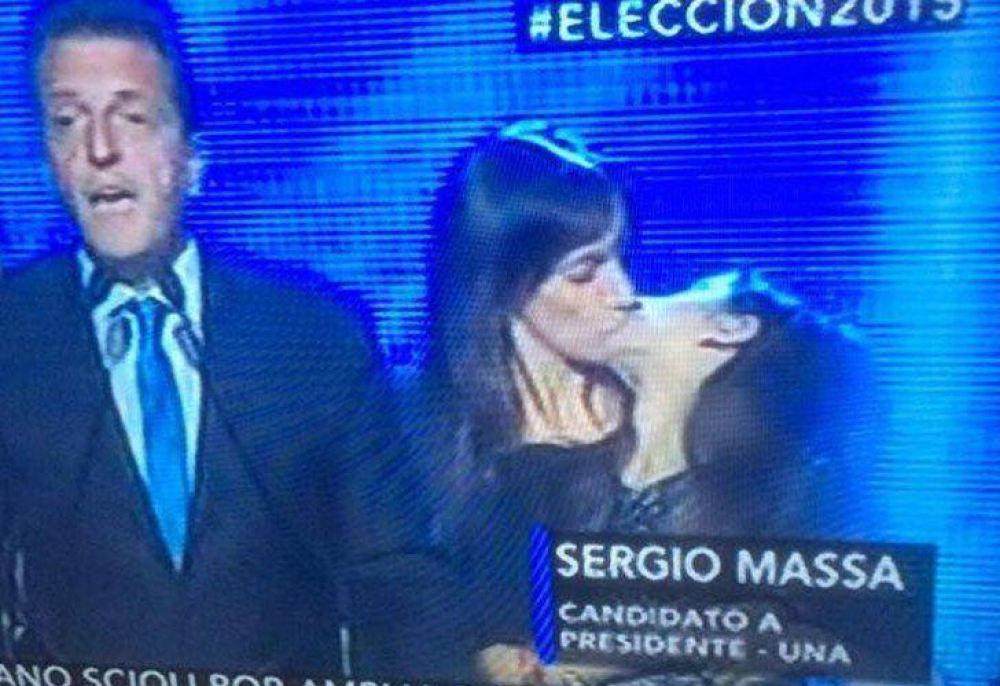 Malena Galmarini bes a su hija y estallaron las redes sociales
