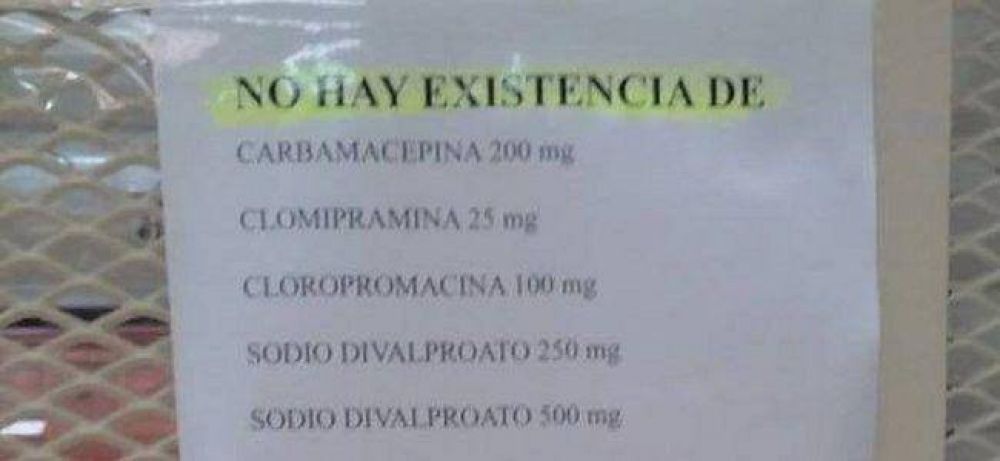 Denuncian que faltan medicamentos en el Borda