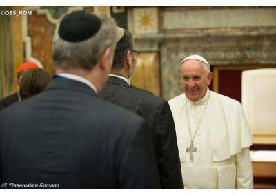 El Papa recibir� a los l�deres jud�os a 50 a�os de Nostra Aetate