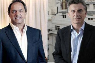 Habr� al menos dos debates entre Scioli y Macri, de cara al balotaje