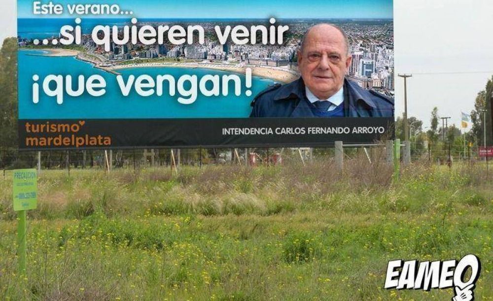 Eameo y Arroyo invitan a los turistas a visitar Mar del Plata