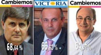 El podio de los intendentes m�s votados en la Provincia