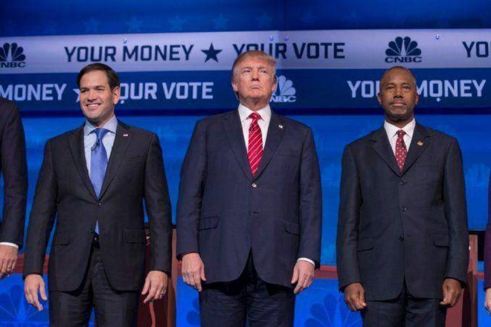Marco Rubio le sac� ventaja a Donald Trump en el tercer debate republicano