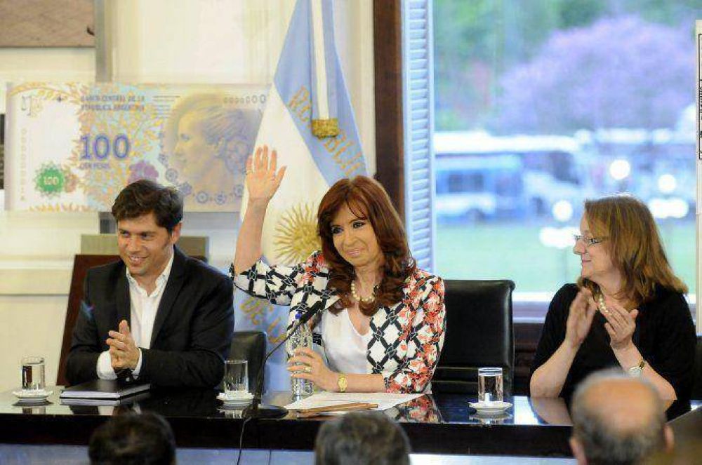 Clase magistral de Cristina en La Rosada