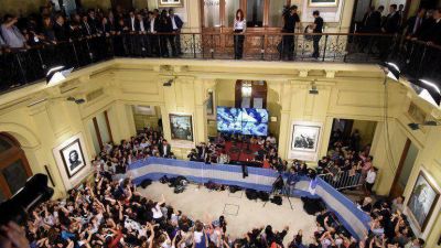 La felicitaci�n a Vidal, el baile de Macri y la Playstation de M�ximo, entre las frases m�s destacadas del discurso presidencial