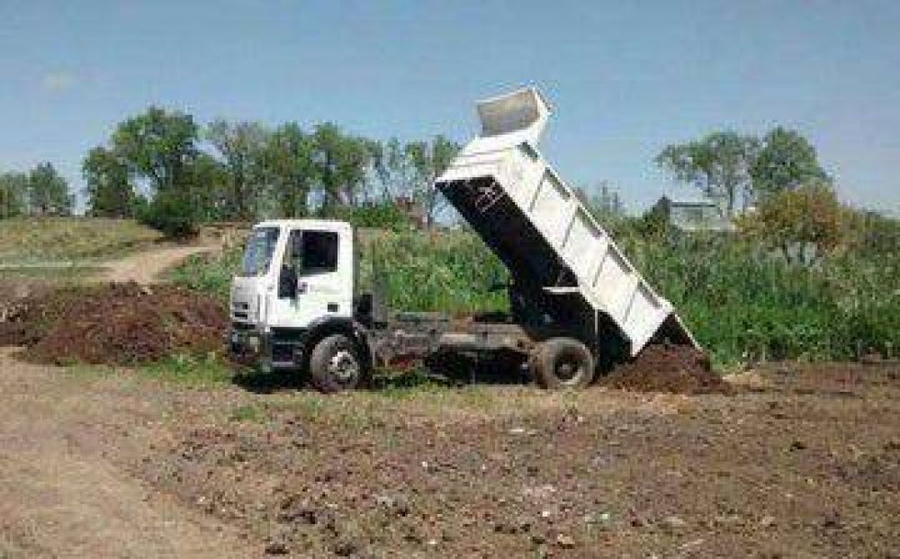 Se realizan obras de ampliaci�n y limpieza en el reservorio del Parque Finky