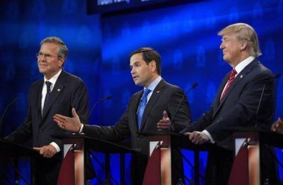 Marco Rubio opac� a Trump y a Bush en el debate republicano
