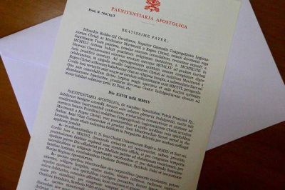 El Papa concede indulgencia plenaria para los Legionarios de Cristo y miembros del Regnum Christi