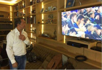 Daniel Scioli felicit� al plantel de Boca por el campeonato