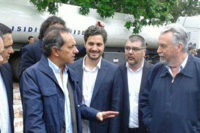 Scioli, en San Isidro: 