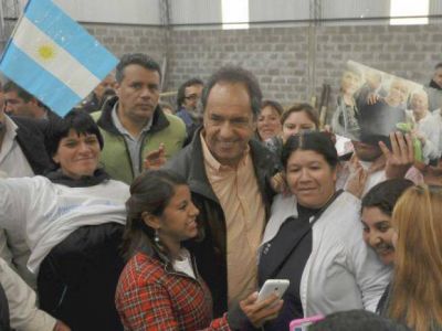 Scioli en Jos� C. Paz